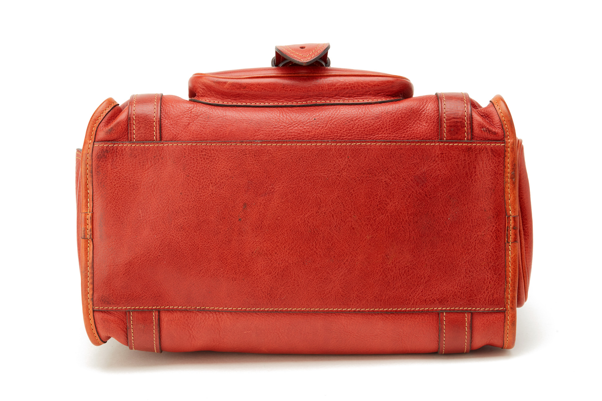 A MULBERRY OX BLOOD RED HANDBAG - Image 5 of 5