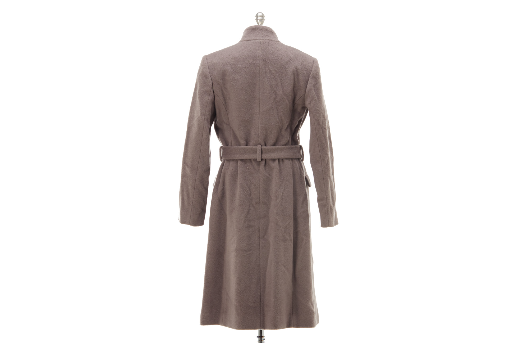 AN L.K.BENNETT CT LUNEL MOCHA WOOL COAT - Image 3 of 3