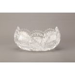 A CUT CRYSTAL FRUIT BOWL