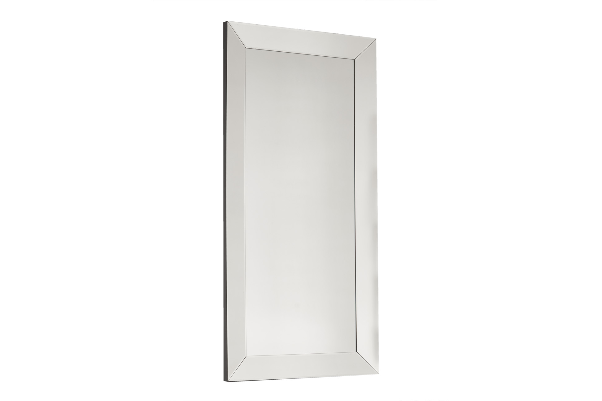 A LARGE CONTEMPORARY RECTANGULAR FULL LENGTH MIRROR (1)