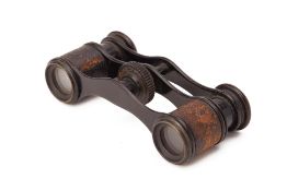 A PAIR OF ANTIQUE FRENCH BINOCULARS