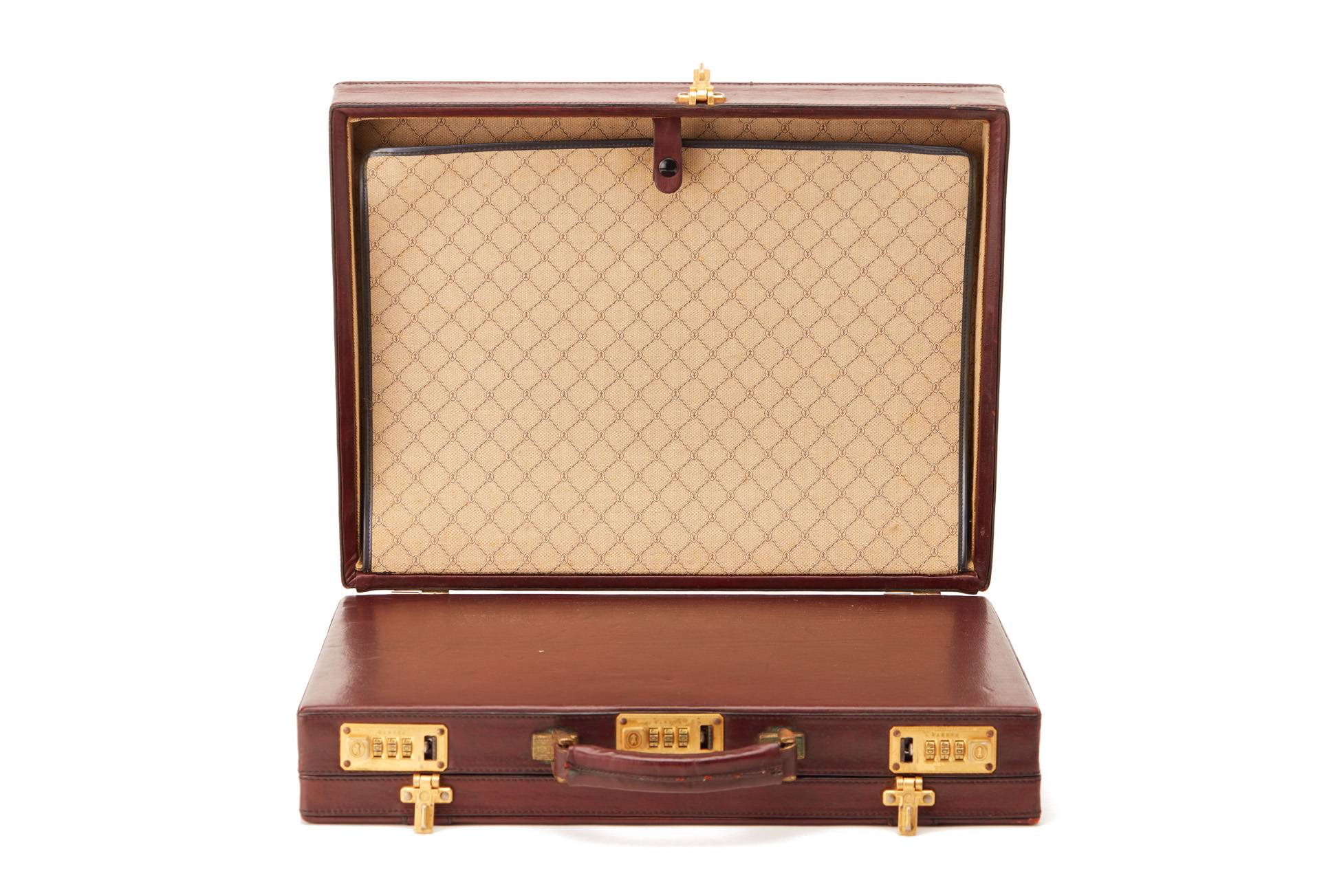 A GOLDPFEIL SPORT OX BLOOD BRIEFCASE - Image 3 of 4