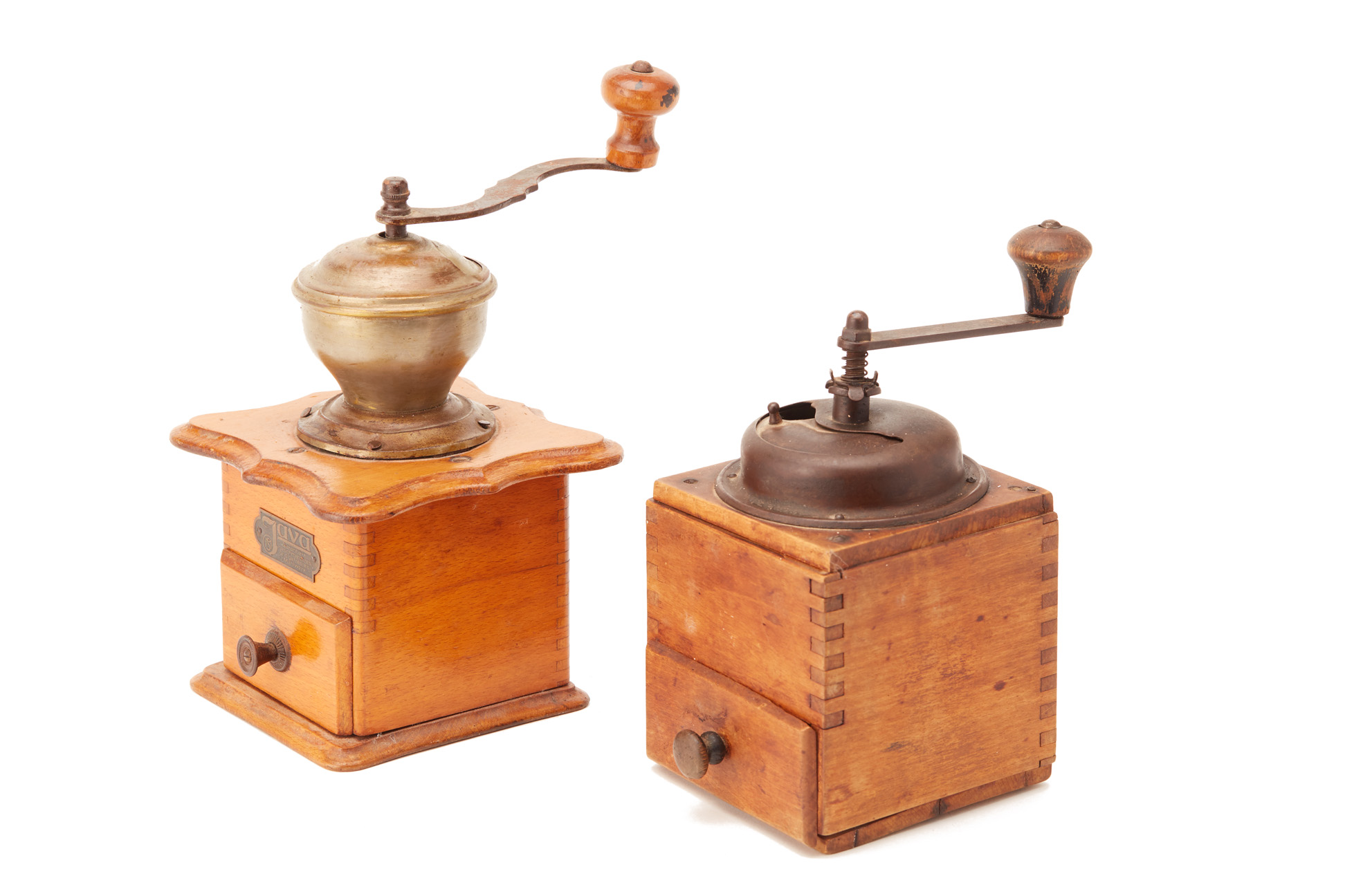 TWO VINTAGE COFFEE GRINDERS - Image 2 of 2