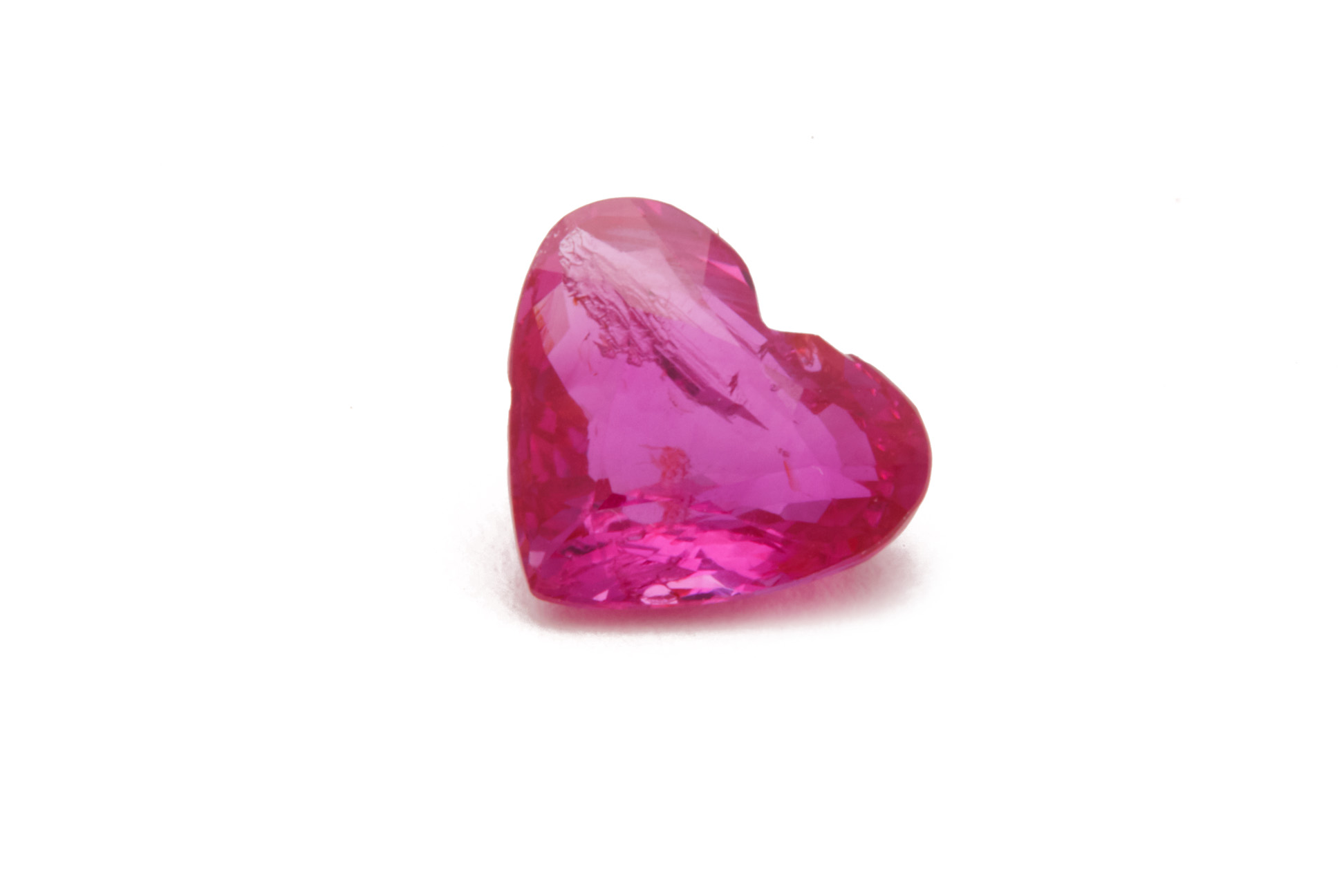 A HEART SHAPED BURMESE LOOSE RUBY