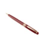 A MONTBLANC BURGUNDY PROPELLING PENCIL