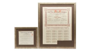 TWO AFRICA GOLD COAST SHARE CERTIFICATES