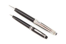 A MONTBLANC MEISTERSTUCK BALLPOINT PEN AND PENCIL