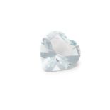 A HEART SHAPED LOOSE AQUAMARINE