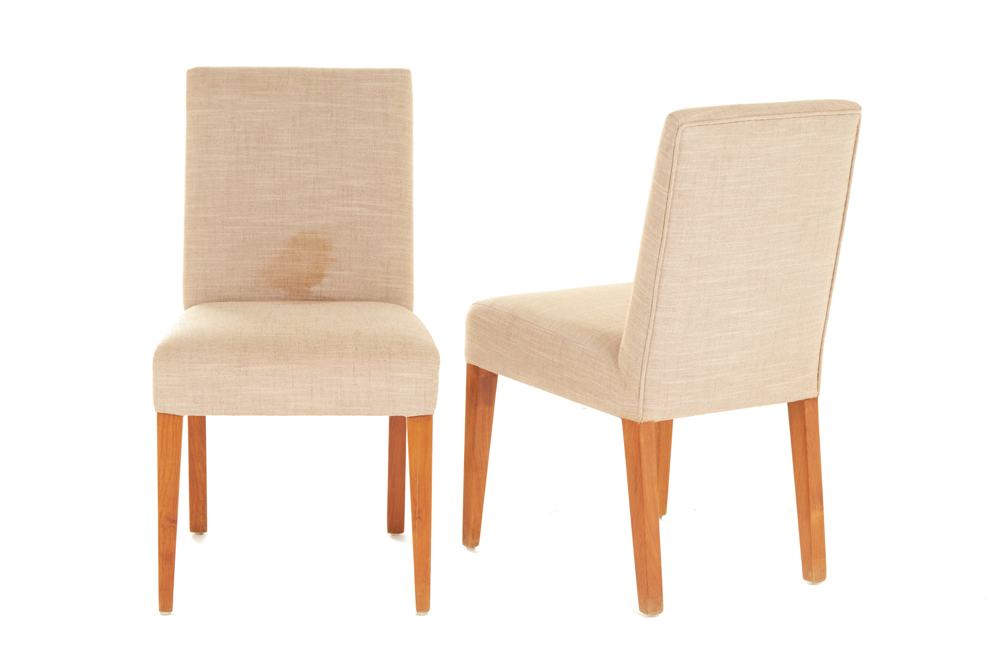 A SET OF EIGHT UPHOLSTERED DINING CHAIRS - Image 2 of 2