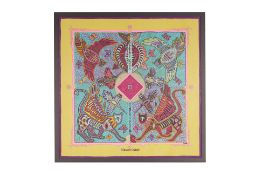 A HERMES 'LEGENDE KUNA PEUPLE DE PANAMA' SCARF