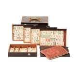 A VINTAGE MAHJONG SET