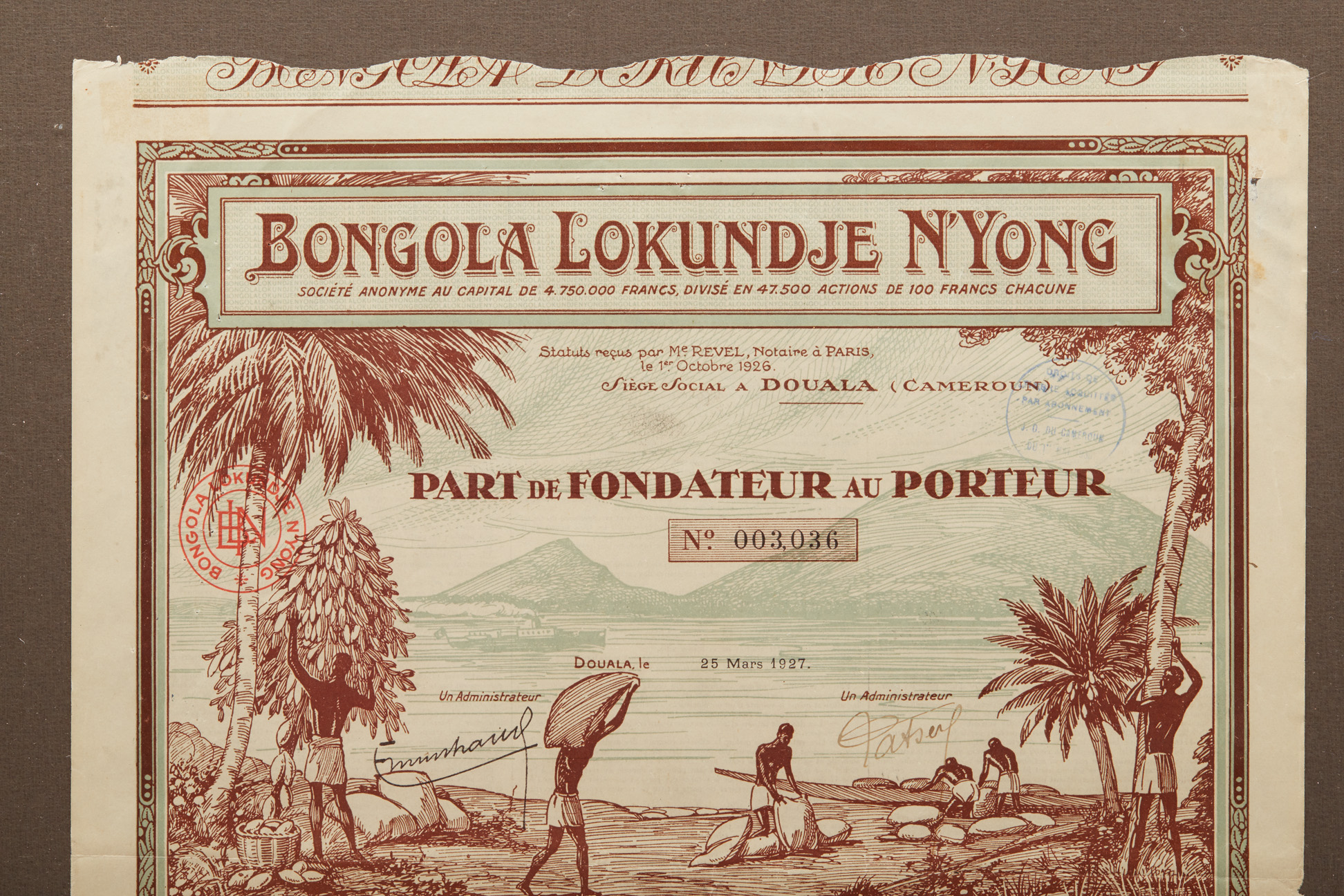 TWO AFRICAN MINING SHARE CERTIFICATES - Image 3 of 6