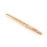 A WATERMAN CARENE GOLD BALLPOINT PEN