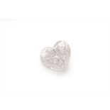 A HEART SHAPED LOOSE DIAMOND