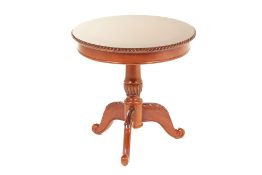 AN ANGLO INDIAN STYLE MAHOGANY TRIPOD TABLE