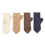 A MIXED LOT OF 4 DESIGNER TIES