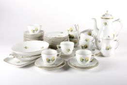 A VINTAGE DANISH PORCELAIN PART COFFEE SERVICE