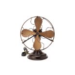 A VINTAGE ELECTRIC TABLE FAN