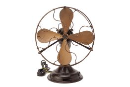 A VINTAGE ELECTRIC TABLE FAN