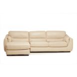 A NATUZZI 'DOUGLAS' OFF WHITE MODULAR SOFA