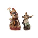 TWO CHINESE CERAMIC FIGURES