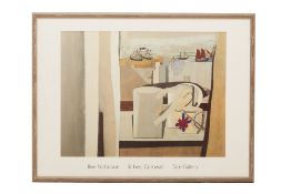 A BEN NICHOLSON TATE ST IVES GALLERY EXHIBITION POSTER