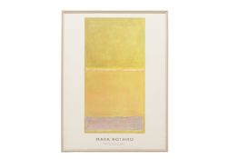 A MARK ROTHKO TATE GALLERY POSTER