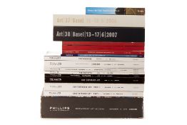 A GROUP OF MODERN AND CONTEMPORARY ART AUCTION CATALOGUES