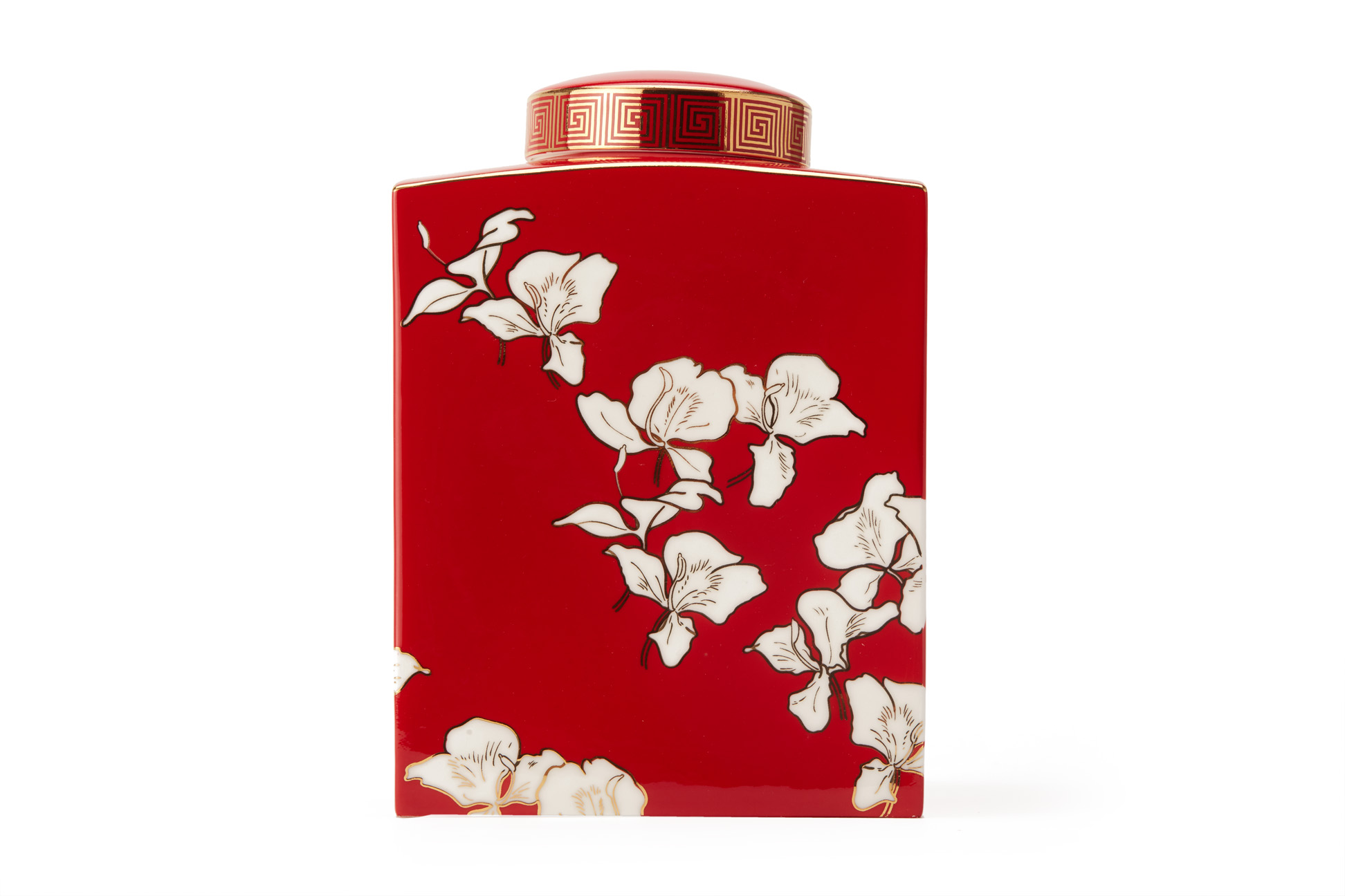 A SHANGHAI TANG BONE CHINA GINGER FLOWER JAR - Image 2 of 3