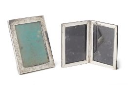 TWO ORIENTAL SILVER PHOTOGRAPH FRAMES