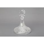 A WATERFORD CRYSTAL SHIP'S DECANTER