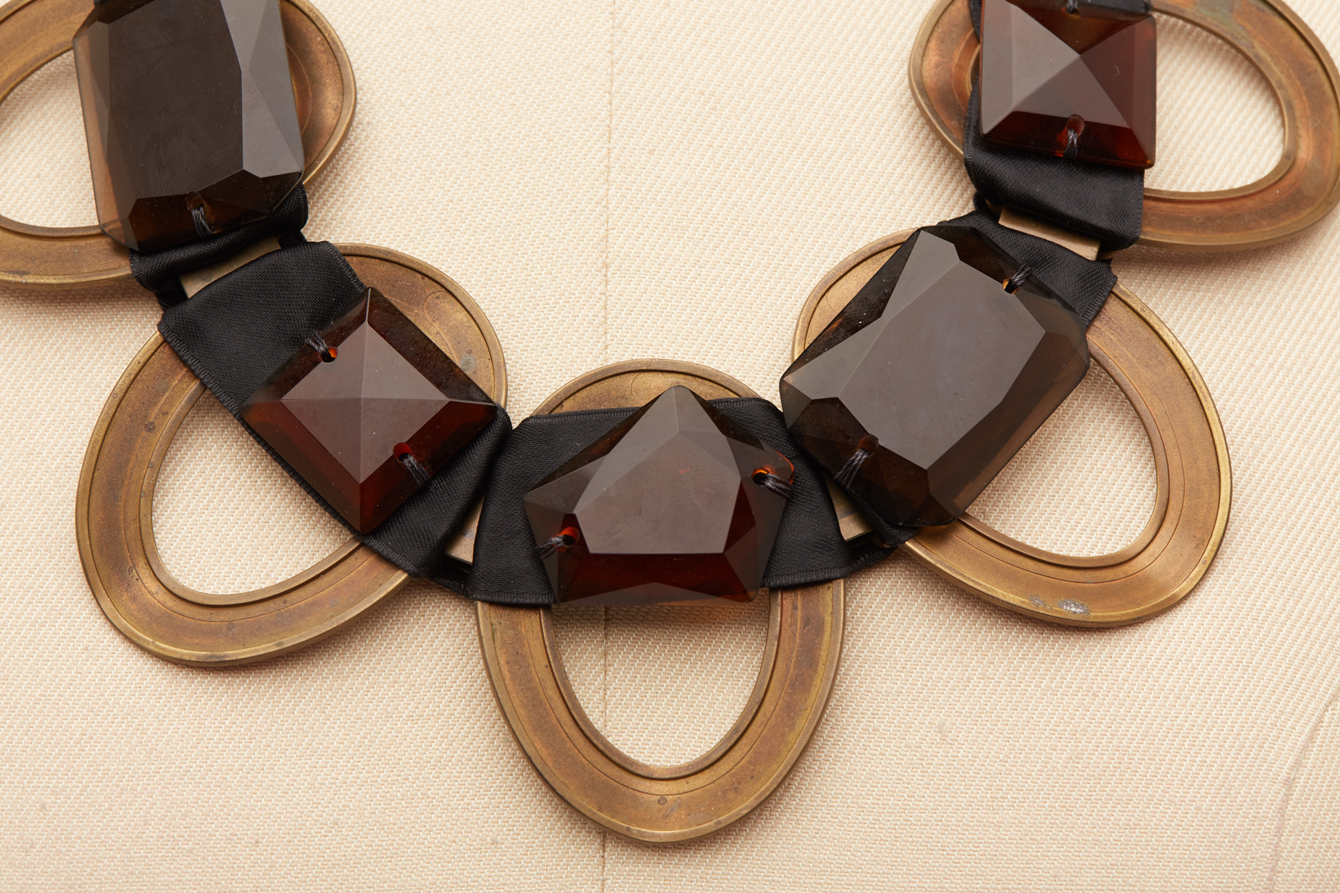 A MARNI BRONZE & GEM NECKLACE - Image 2 of 3