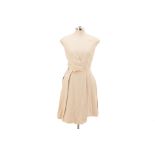 A VICTORIA BECKHAM CREAM DRESS