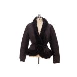 A MONCLEIR BLACK WINTER COAT