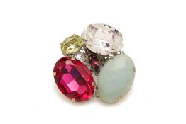 AN ANTON HEUNIS MULTI GEMSTONE RING