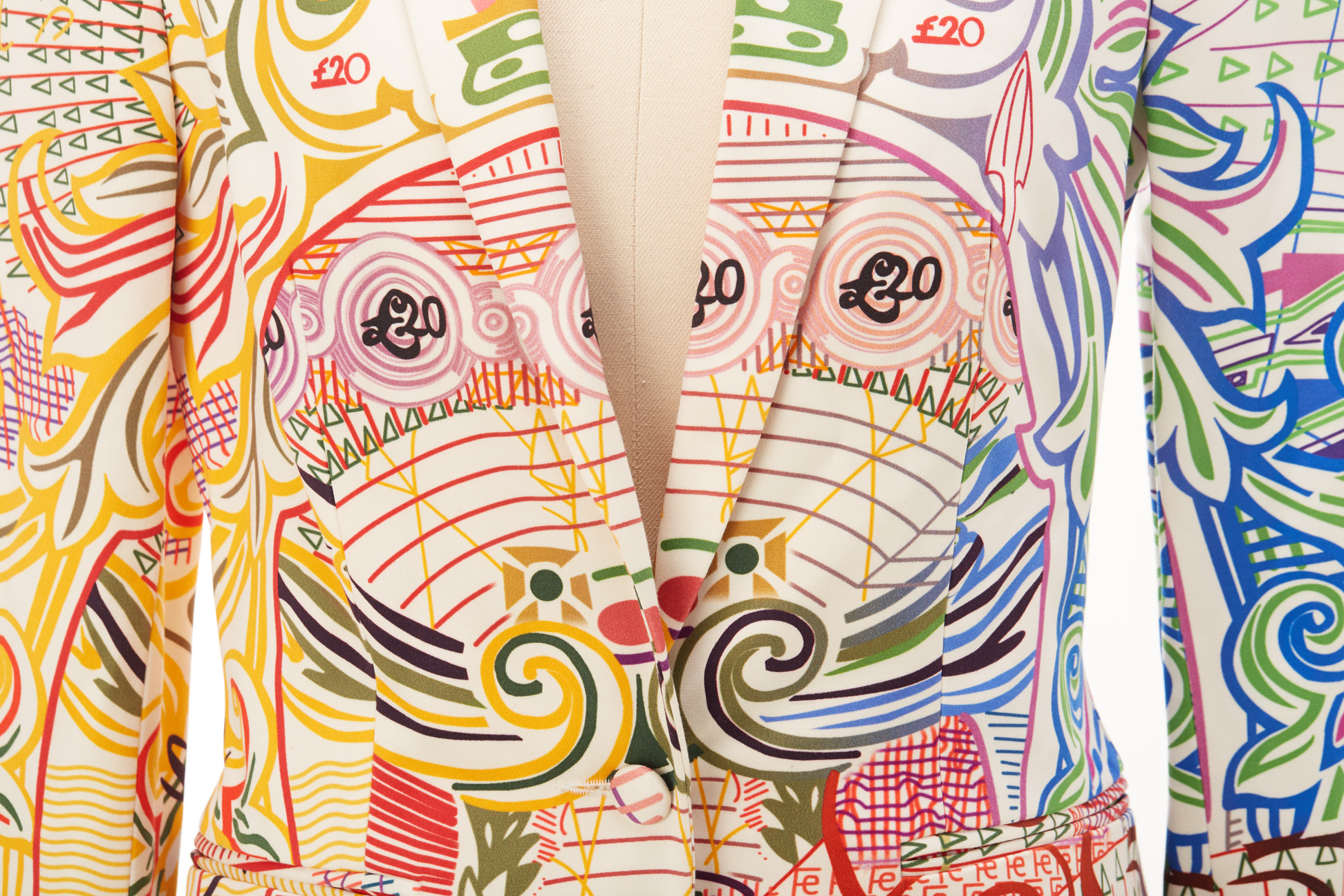 A MARY KATRANTZOU MULTICOLOURED BLAZER - Image 2 of 3