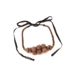 A MARNI BROWN GRAPE NECKLACE