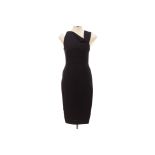 A ROLAND MOURET BLACK BODYCON DRESS