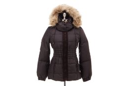 A JUICY COUTURE BLACK PADDED COAT