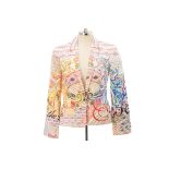 A MARY KATRANTZOU MULTICOLOURED BLAZER