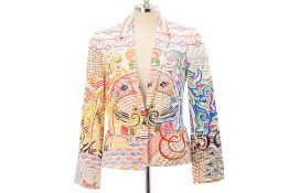 A MARY KATRANTZOU MULTICOLOURED BLAZER