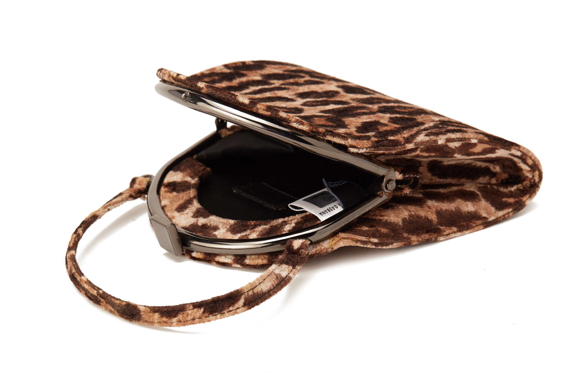 A DOLCE & GABBANA LEOPARD PRINT EVENING BAG - Image 3 of 3