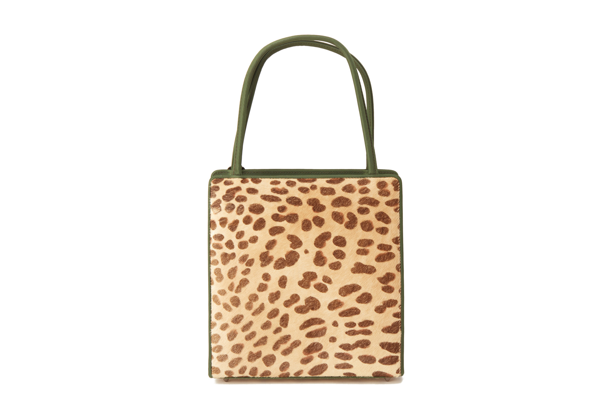 A CHRISTIAN DIOR VINTAGE PONY HAIR CHEETAH PRINT HANDBAG - Image 4 of 5