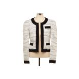 AN IROO WHITE & BLACK JACKET