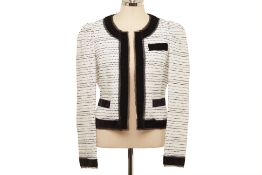 AN IROO WHITE & BLACK JACKET