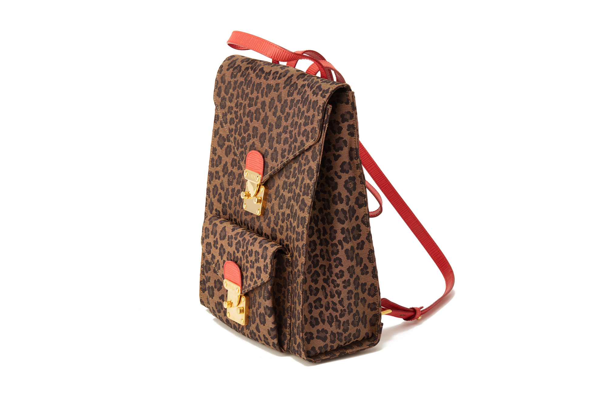 A FENDI LEOPARD PRINT BACKPACK - Image 3 of 5