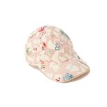 A CHANEL PINK CANVAS BASEBALL CAP