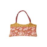 A JAMIN PUECH PINK EMBROIDERED HANDBAG