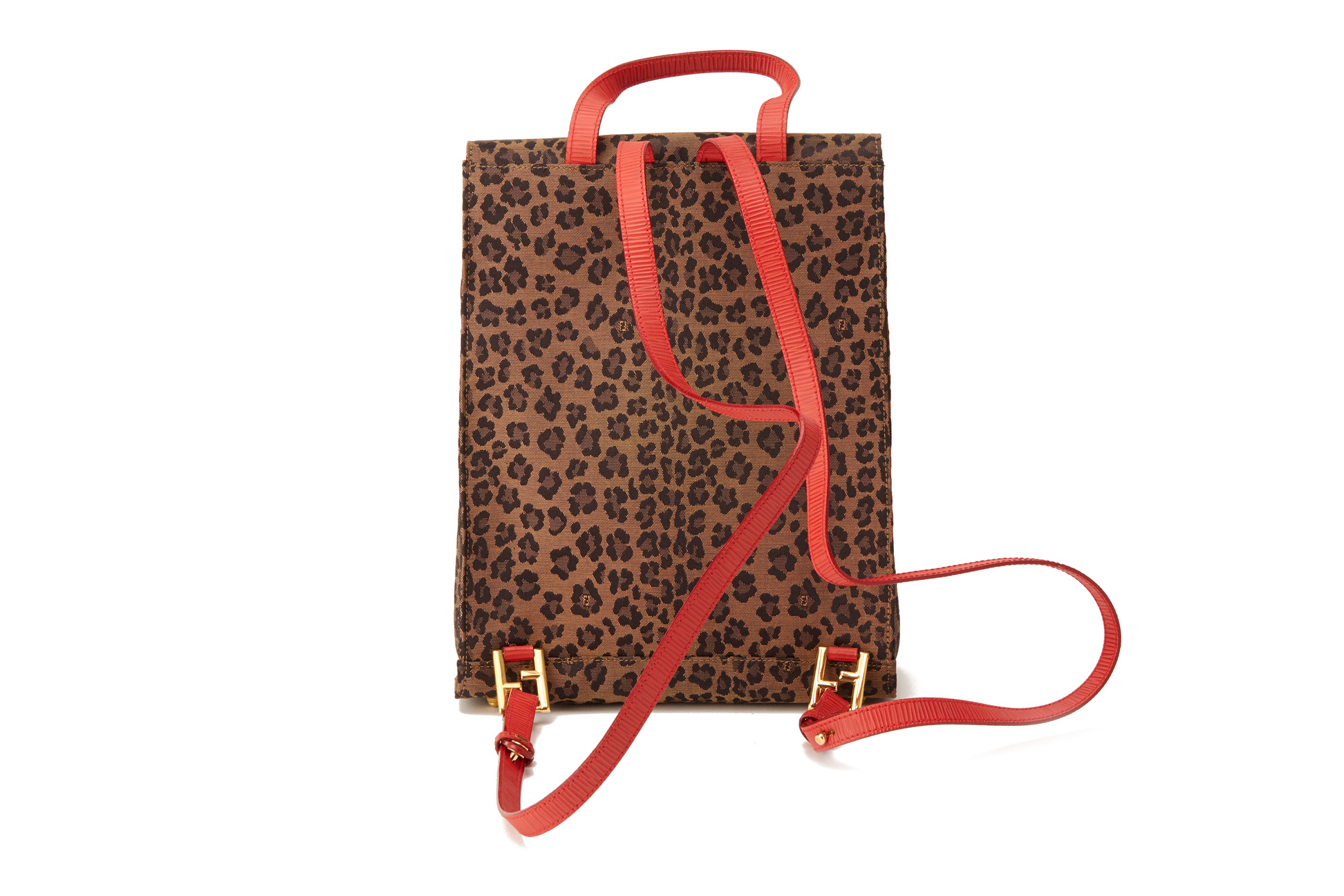 A FENDI LEOPARD PRINT BACKPACK - Image 4 of 5