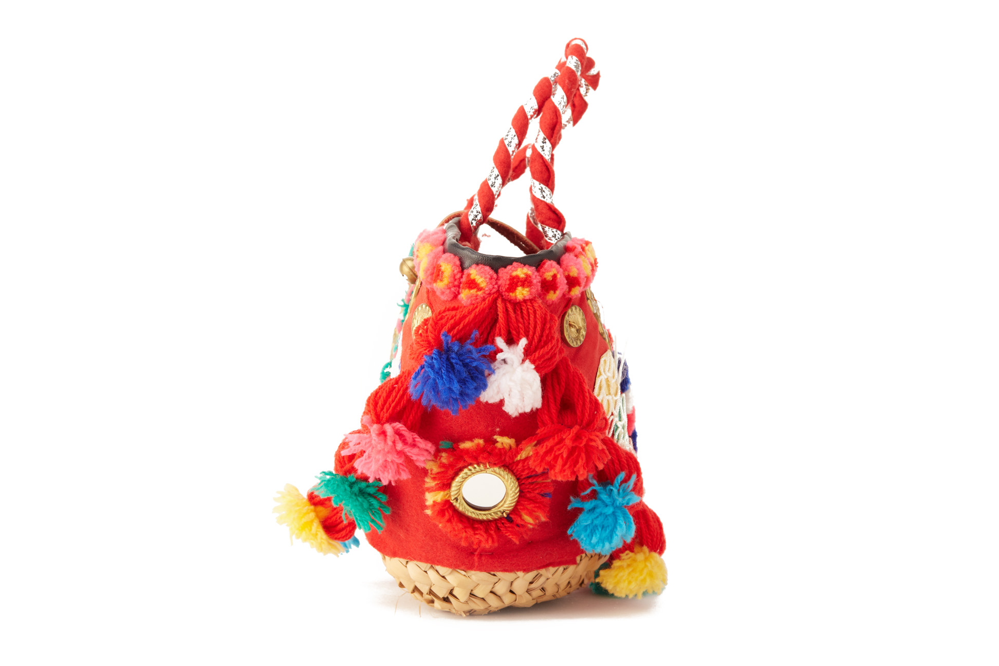 A DOLCE & GABBANA POM POM BEACH BAG - Image 2 of 2